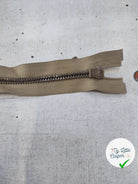 FERMETURE RIRI METAL SÉPARABLE 70CM MARRON CLAIR M6 - My Little Coupon