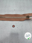 FERMETURE RIRI METAL SÉPARABLE MARRON CAFÉ M8 - My Little Coupon