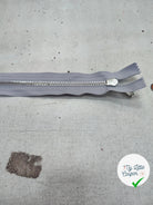 FERMETURE RIRI METAL SÉPARABLE 70CM GRIS LAVANDE M6 - My Little Coupon