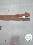 FERMETURE RIRI METAL SÉPARABLE 70CM MARRON CAFÉ M6 - My Little Coupon