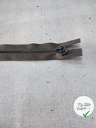 FERMETURE RIRI METAL NON SÉPARABLE 25CM VERT KAKI FONCÉ M4 - My Little Coupon