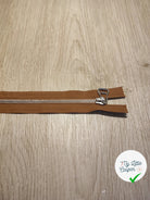 FERMETURE RIRI METAL SEPARABLE 70CM MARRON NOISETTE M6 - My Little Coupon