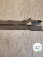 FERMETURE RIRI METAL NON SÉPARABLE DOUBLE CHEMINS 85CM BLEU FONCÉ - My Little Coupon