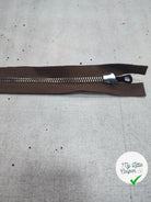 FERMETURE RIRI METAL SÉPARABLE 70CM MARRON FONCÉ - My Little Coupon