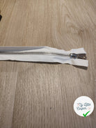 FERMETURE RIRI METAL SEPARABLE 80CM BLANC M8 - My Little Coupon