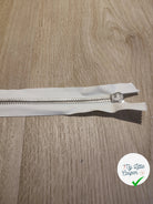 FERMETURE RIRI METAL SEPARABLE 80CM BLANC M8 - My Little Coupon