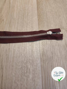 FERMETURE RIRI METAL NON SÉPARABLE DOUBLE CHEMINS 90CM VIOLET LAVANDE - My Little Coupon