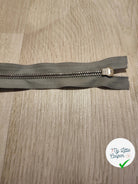 FERMETURE RIRI METAL SÉPARABLE 65CM GRIS VERT - My Little Coupon