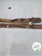 FERMETURE RIRI METAL SÉPARABLE 80CM MARRON CAFÉ M6 - My Little Coupon