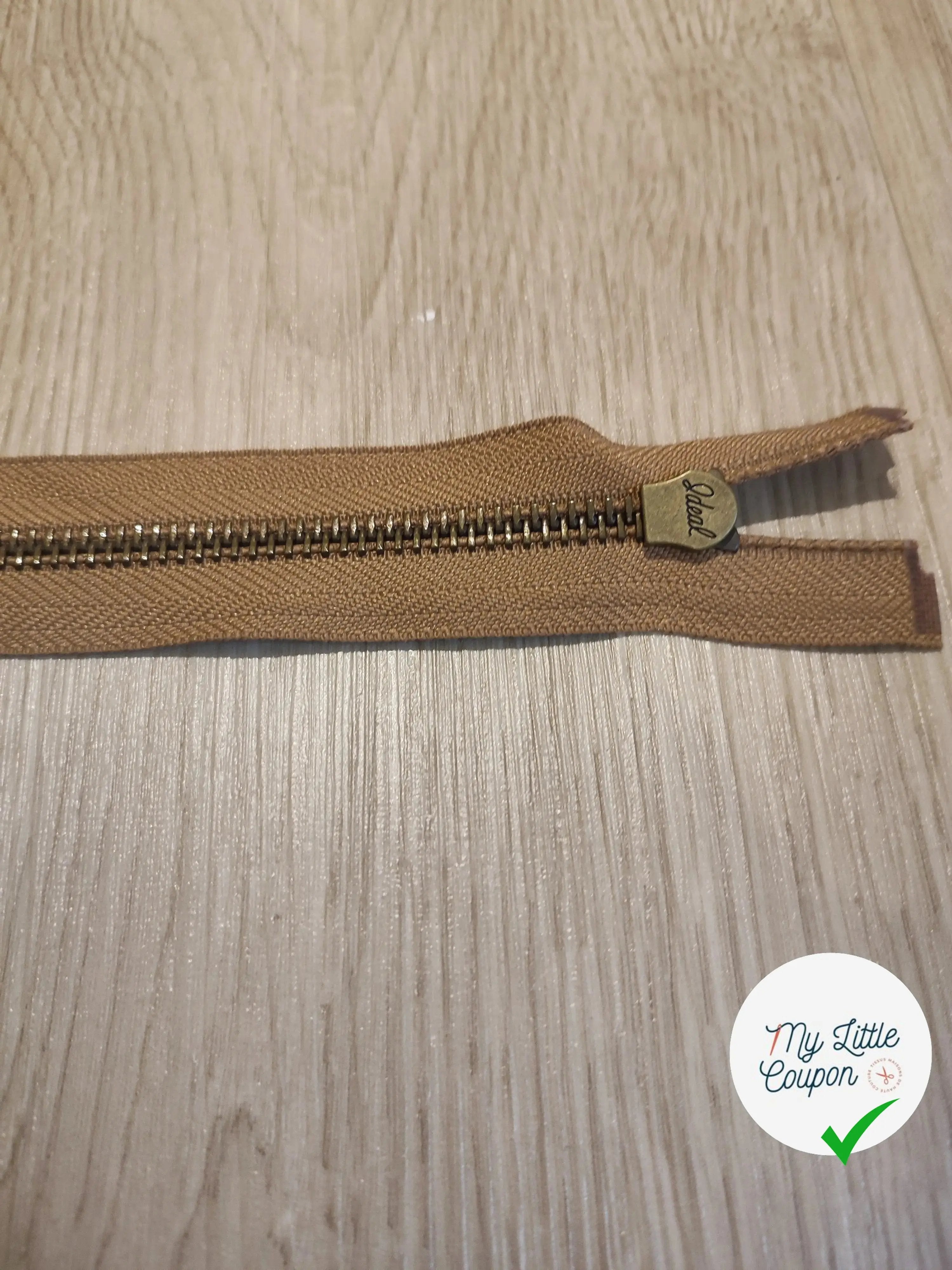 FERMETURE RIRI METAL SÉPARABLE 65CM VERT FONCÉ - My Little Coupon