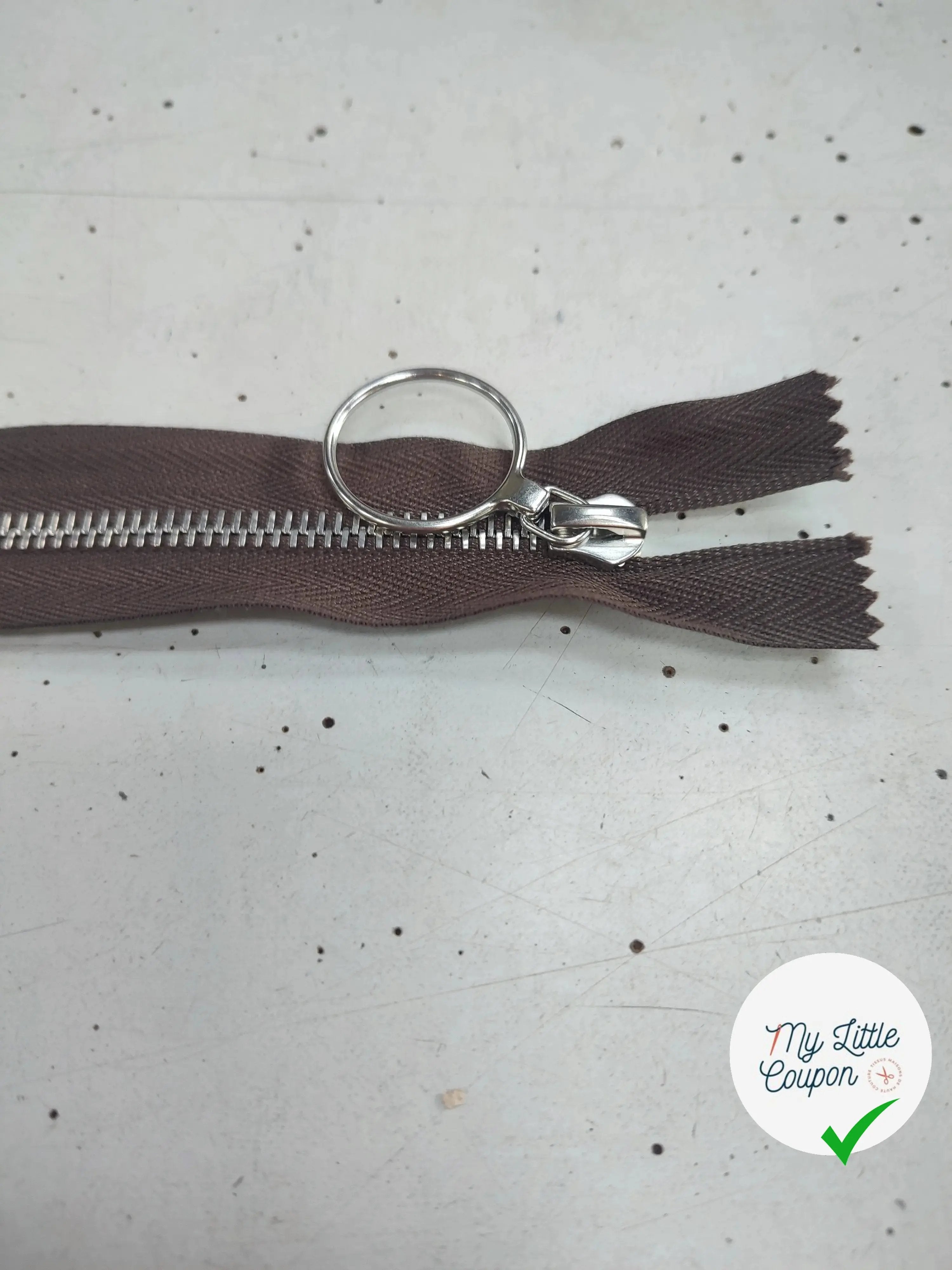 (Copie) FERMETURE RIRI METAL SÉPARABLE 55CM MARRON M6 - My Little Coupon
