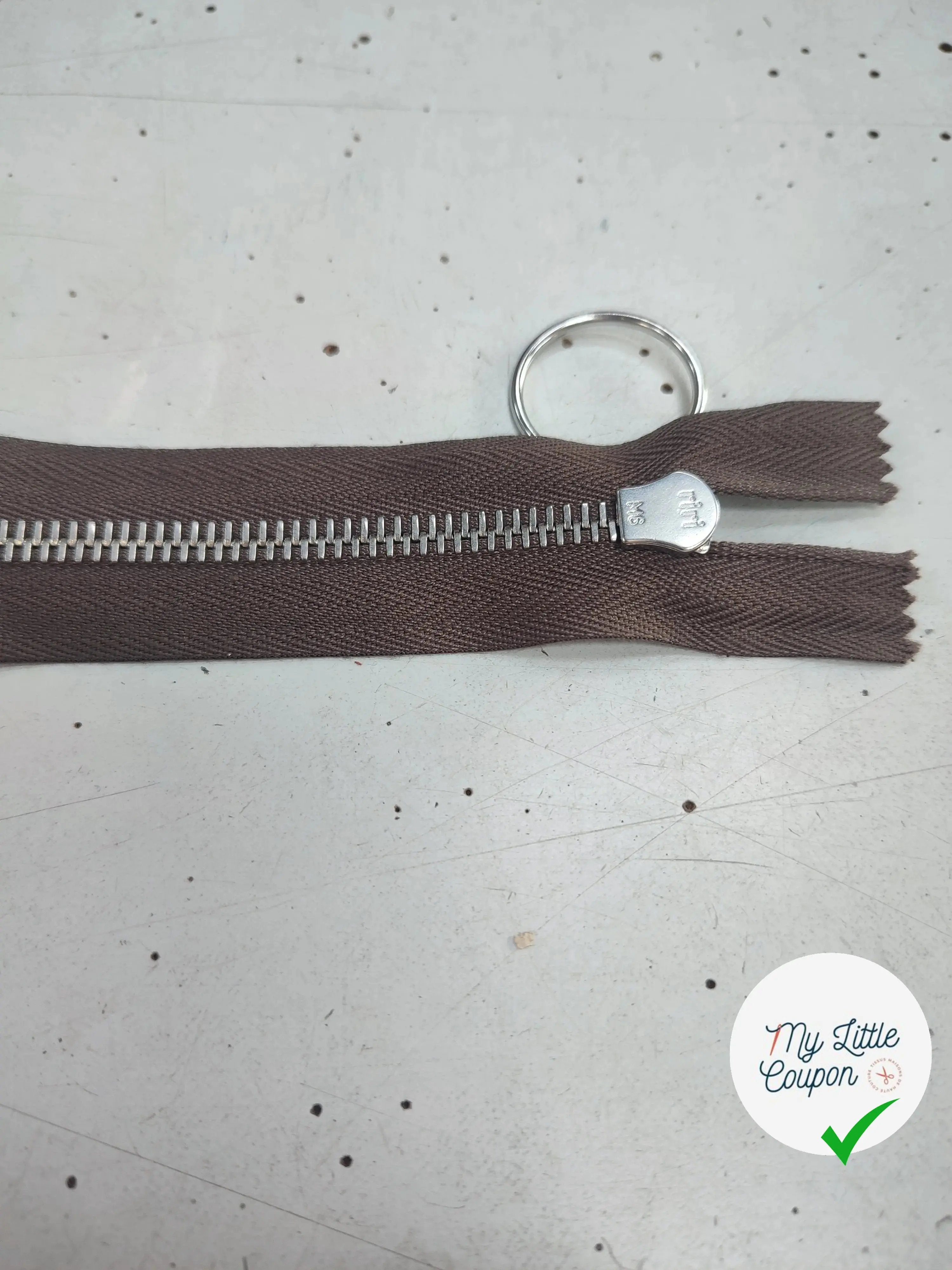 (Copie) FERMETURE RIRI METAL SÉPARABLE 55CM MARRON M6 - My Little Coupon