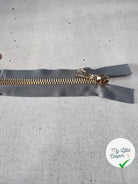 FERMETURE RIRI METAL SÉPARABLE 80CM GRIS M8 - My Little Coupon