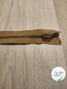 FERMETURE RIRI METAL SÉPARABLE 90CM MARRON - My Little Coupon