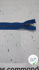FERMETURE RIRI METAL SÉPARABLE 90CM BLEU - My Little Coupon