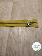FERMETURE RIRI METAL SÉPARABLE 65CM JAUNE - My Little Coupon