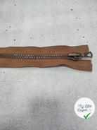 FERMETURE RIRI METAL SÉPARABLE 90CM MARRON CLAIR - My Little Coupon