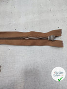 FERMETURE RIRI METAL SÉPARABLE 90CM MARRON CLAIR - My Little Coupon