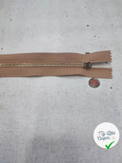 FERMETURE RIRI MÉTAL SÉPARABLE 60CM MARRON FONCÉ - My Little Coupon