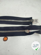 FERMETURE RIRI METAL SÉPARABLE DOUBLE ZIP 55CM NOIR - My Little Coupon