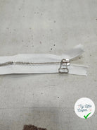 FERMETURE RIRI METAL NON SÉPARABLE BLANC 20CM M6 - My Little Coupon