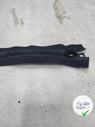 FERMETURE RIRI PLASTIQUE NON SÉPARABLE RÉVERSIBLE 50CM NOIR - My Little Coupon