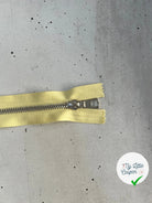 FERMETURE RIRI SÉPARABLE JAUNE PALE MÉTAL 50 - My Little Coupon