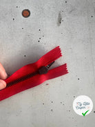 FERMETURE RIRI SÉPARABLE ROUGE MÉTAL 90 CM - My Little Coupon