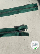 FERMETURE RIRI SÉPARABLE VERT FORÊT MÉTAL 70 CM - My Little Coupon