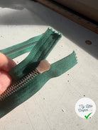 FERMETURE RIRI SÉPARABLE VERT FORÊT MÉTAL 70 CM - My Little Coupon