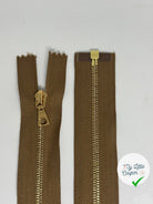 FERMETURE SÉPARABLE 115CM MARRON VERT - My Little Coupon