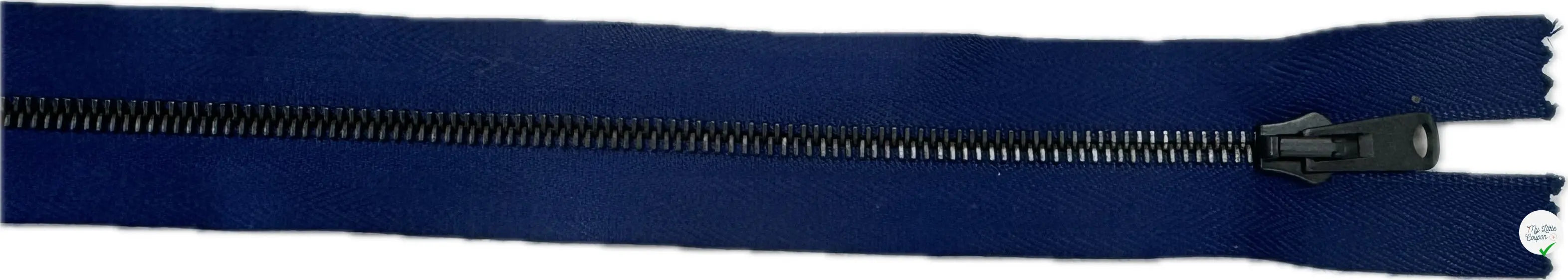 FERMETURE SÉPARABLE 50CM BLEU PROFOND - My Little Coupon