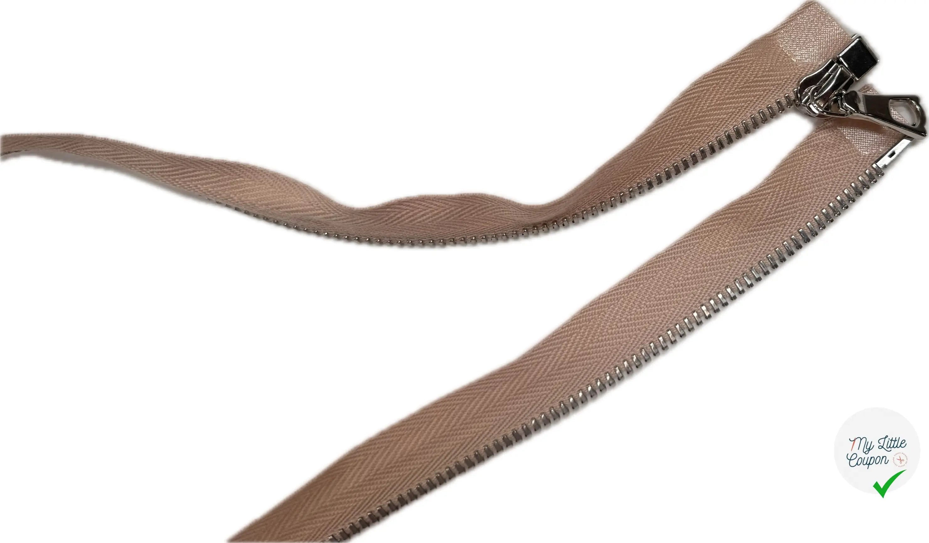 FERMETURE SÉPARABLE 50CM NUDE - My Little Coupon