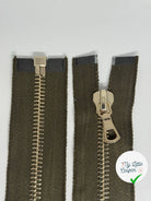 FERMETURE SÉPARABLE 60CM VERT KAKI - My Little Coupon