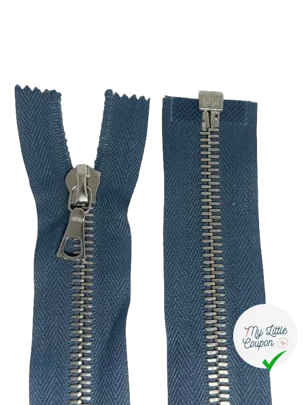 FERMETURE SÉPARABLE BLEU CHARRETTE 60CM - My Little Coupon
