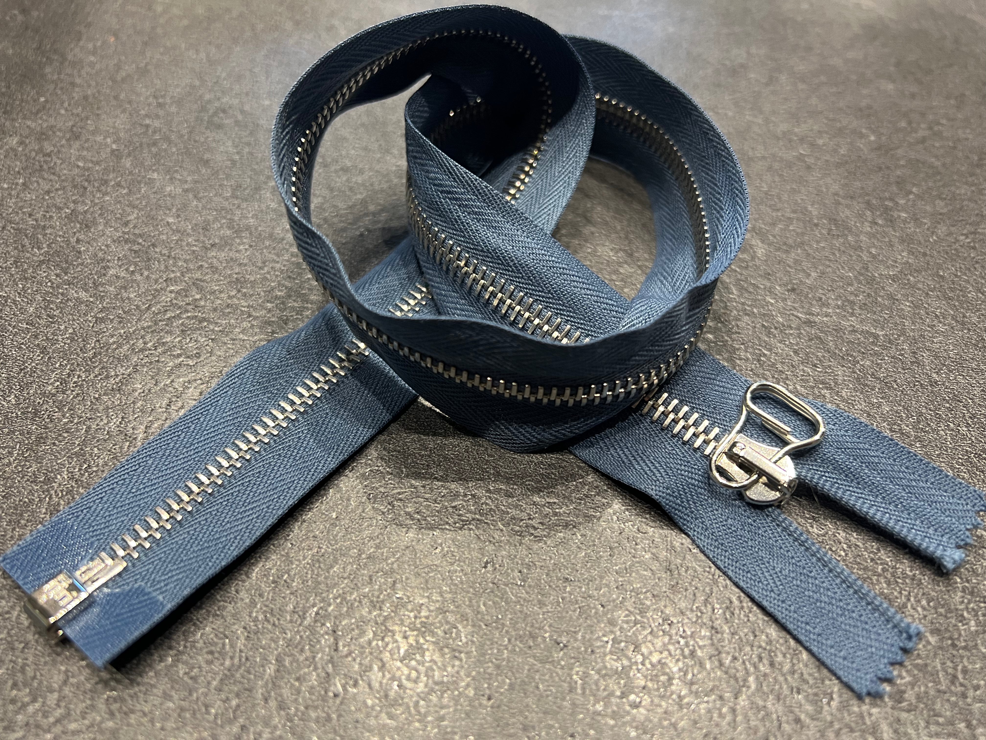 FERMETURE SEPARABLE BLEU JEAN 60 CM - My Little Coupon