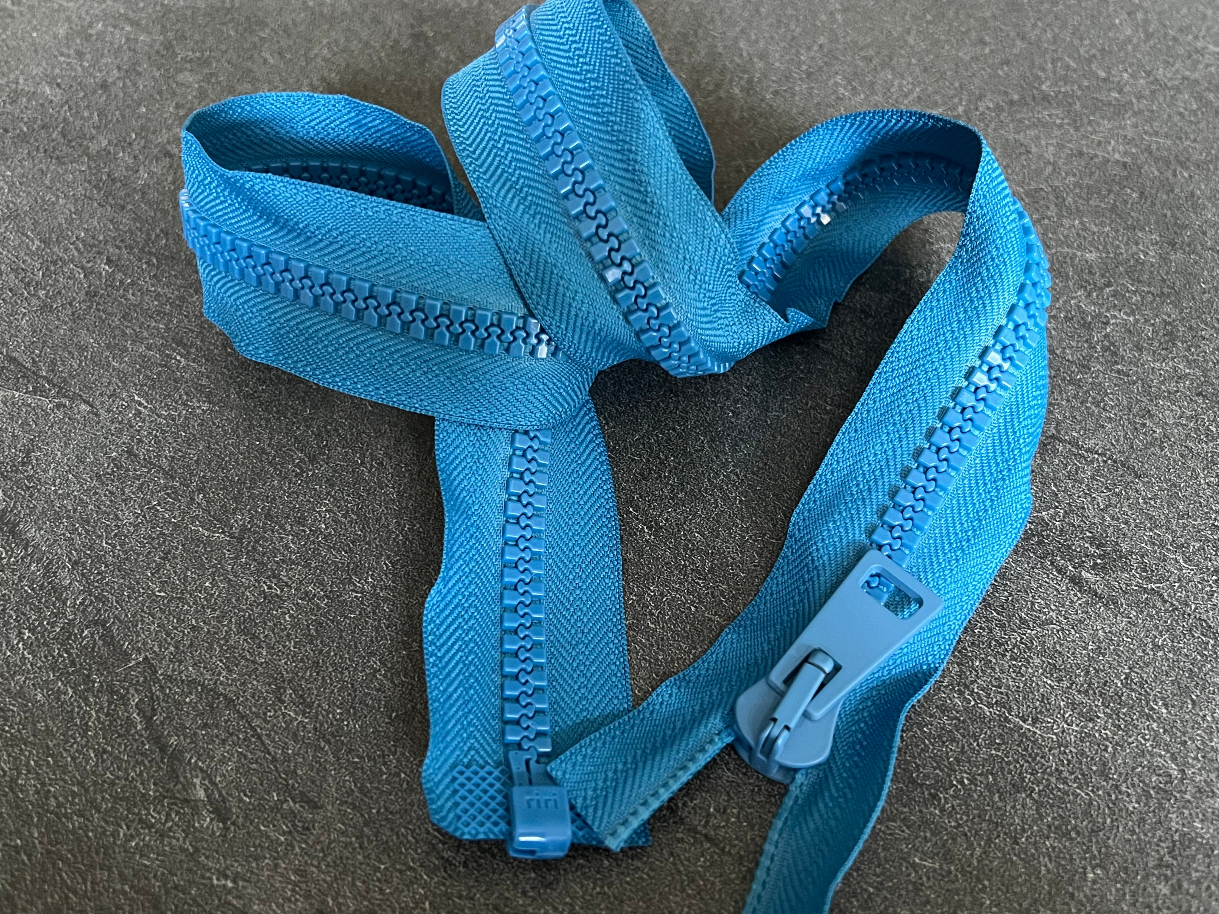 FERMETURE SÉPARABLE BLEU OCEAN 80cm - My Little Coupon