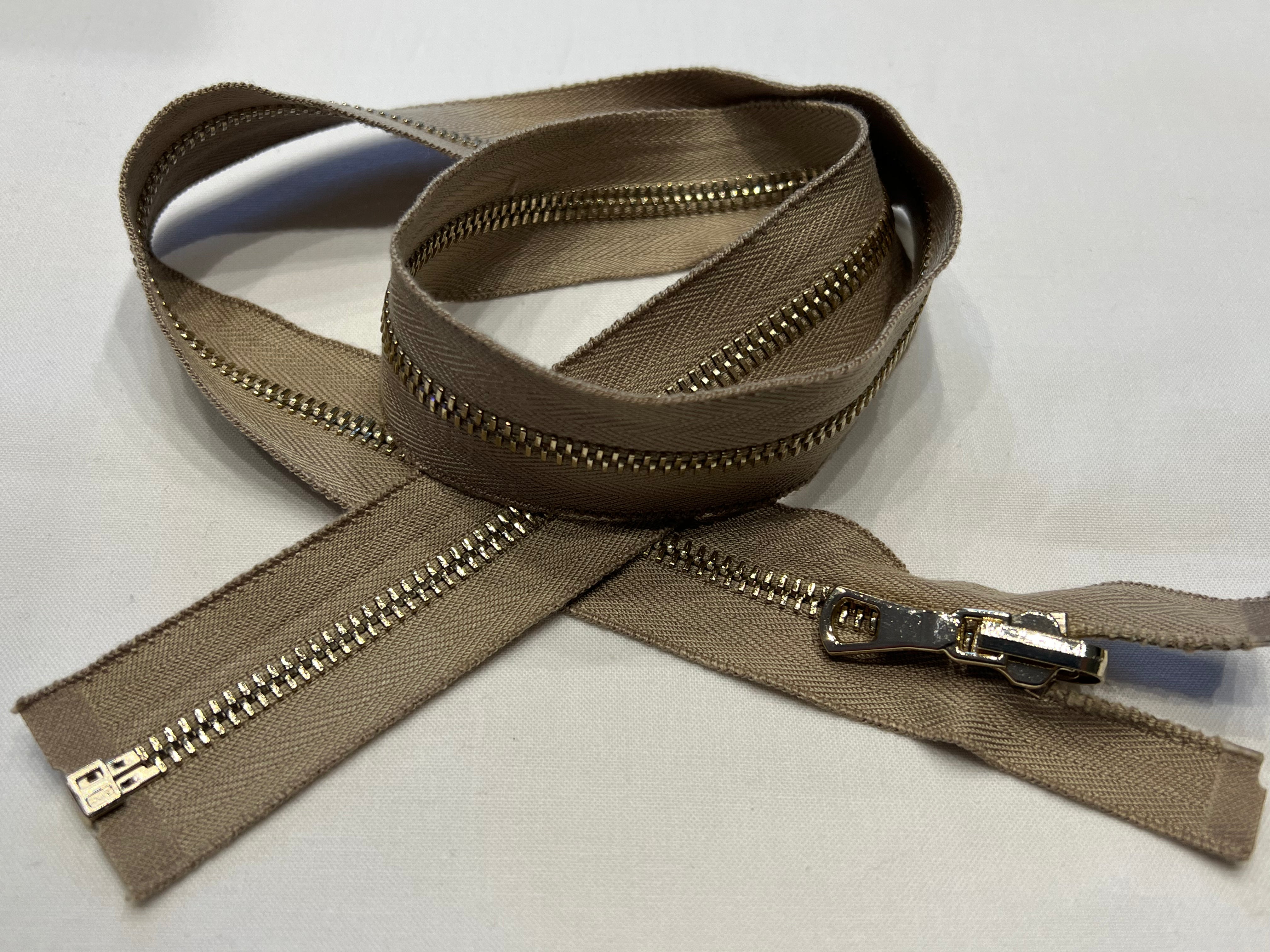 FERMETURE SÉPARABLE CURSEUR RÉVERSIBLE BEIGE 80 CM - My Little Coupon