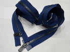 FERMETURE SÉPARABLE DOUBLE CURSEUR BLEU DE TRAVAIL 90 CM - My Little Coupon