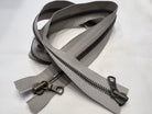 FERMETURE SÉPARABLE DOUBLE CURSEUR GRISE 85 CM - My Little Coupon