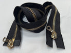 FERMETURE SÉPARABLE DOUBLE CURSEUR Noire  90 CM - My Little Coupon