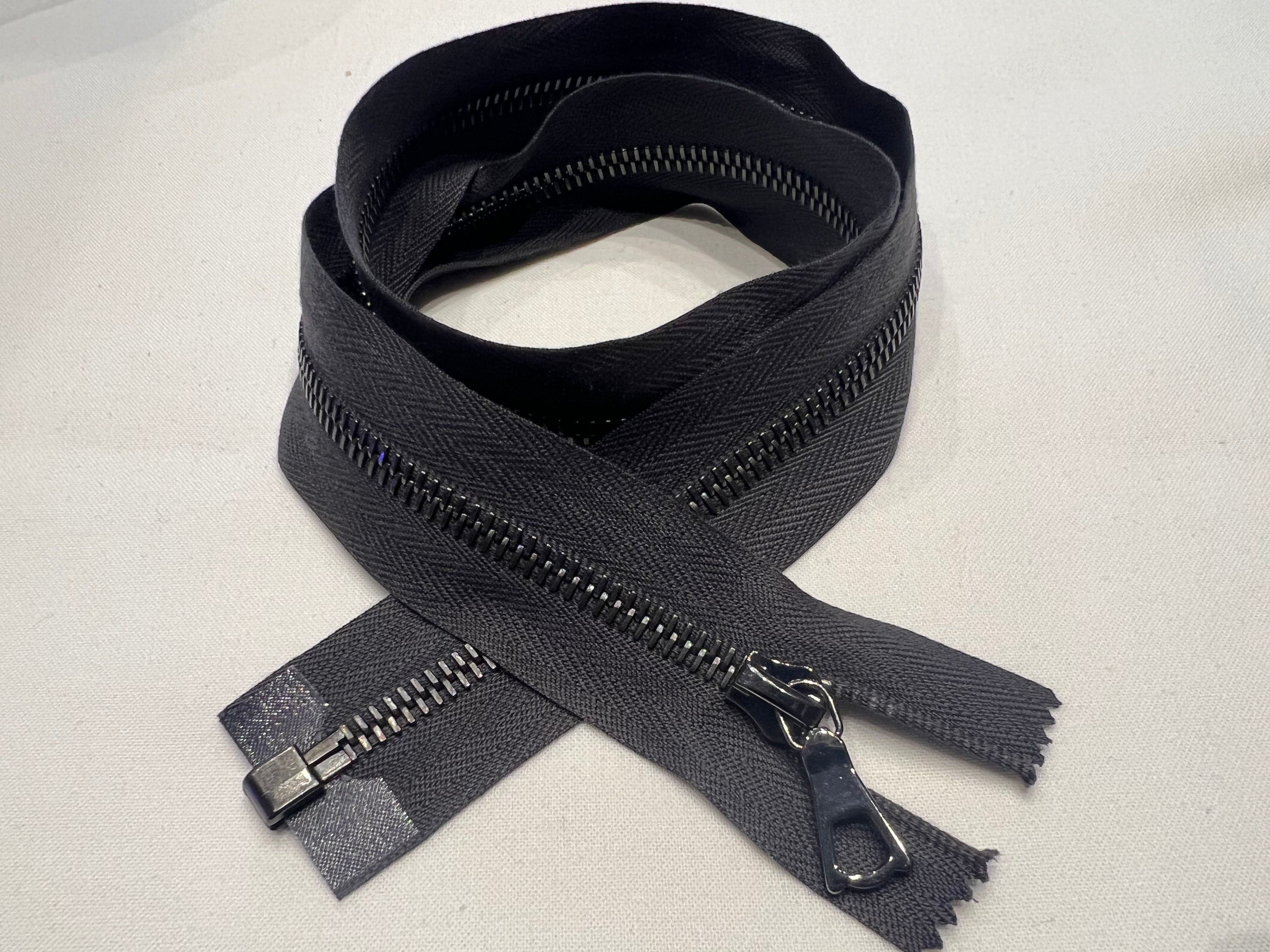 FERMETURE SÉPARABLE GRIS CHARBON 70cm - My Little Coupon