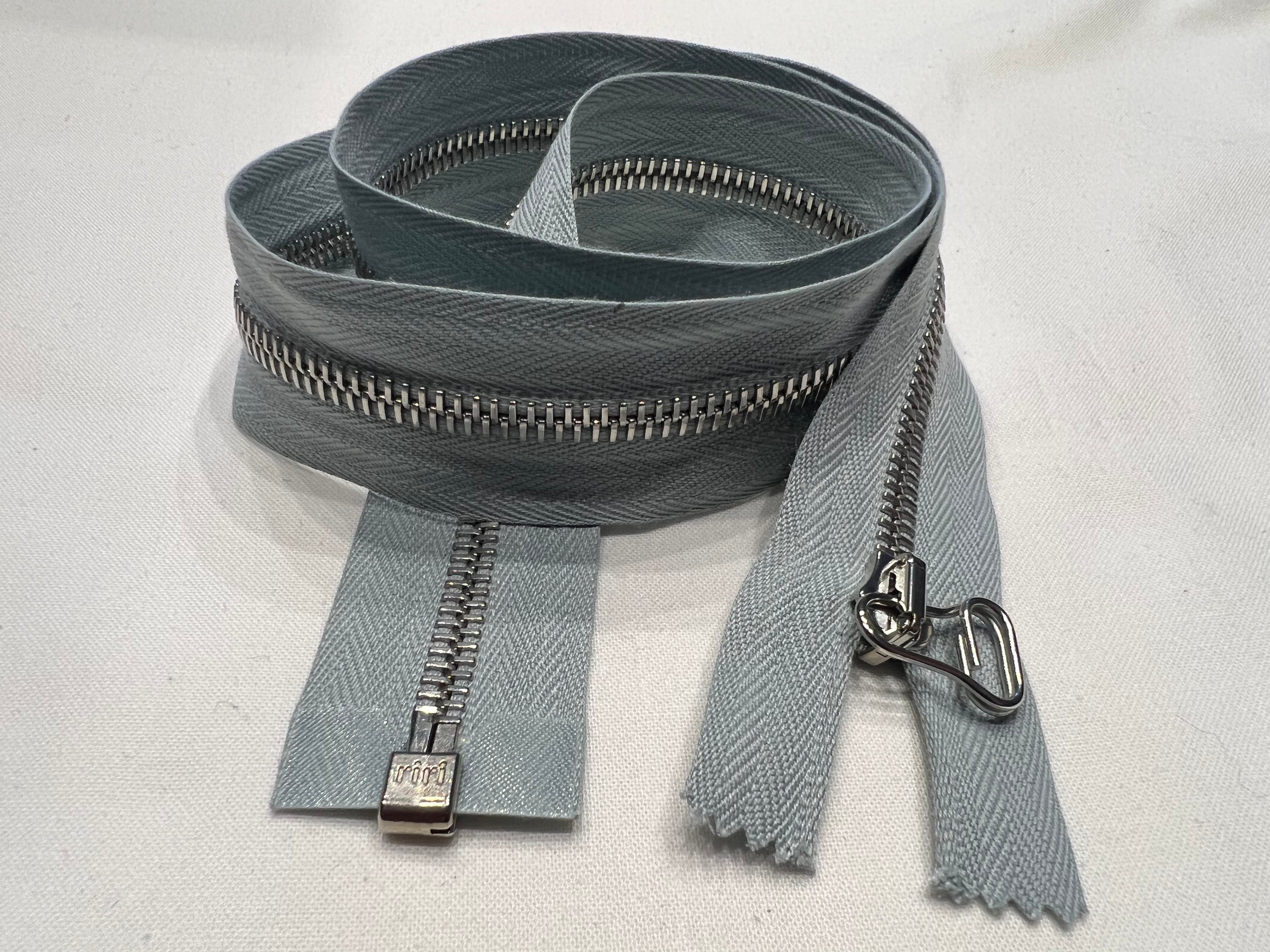 FERMETURE SÉPARABLE GRIS CLAIRE 80cm - My Little Coupon