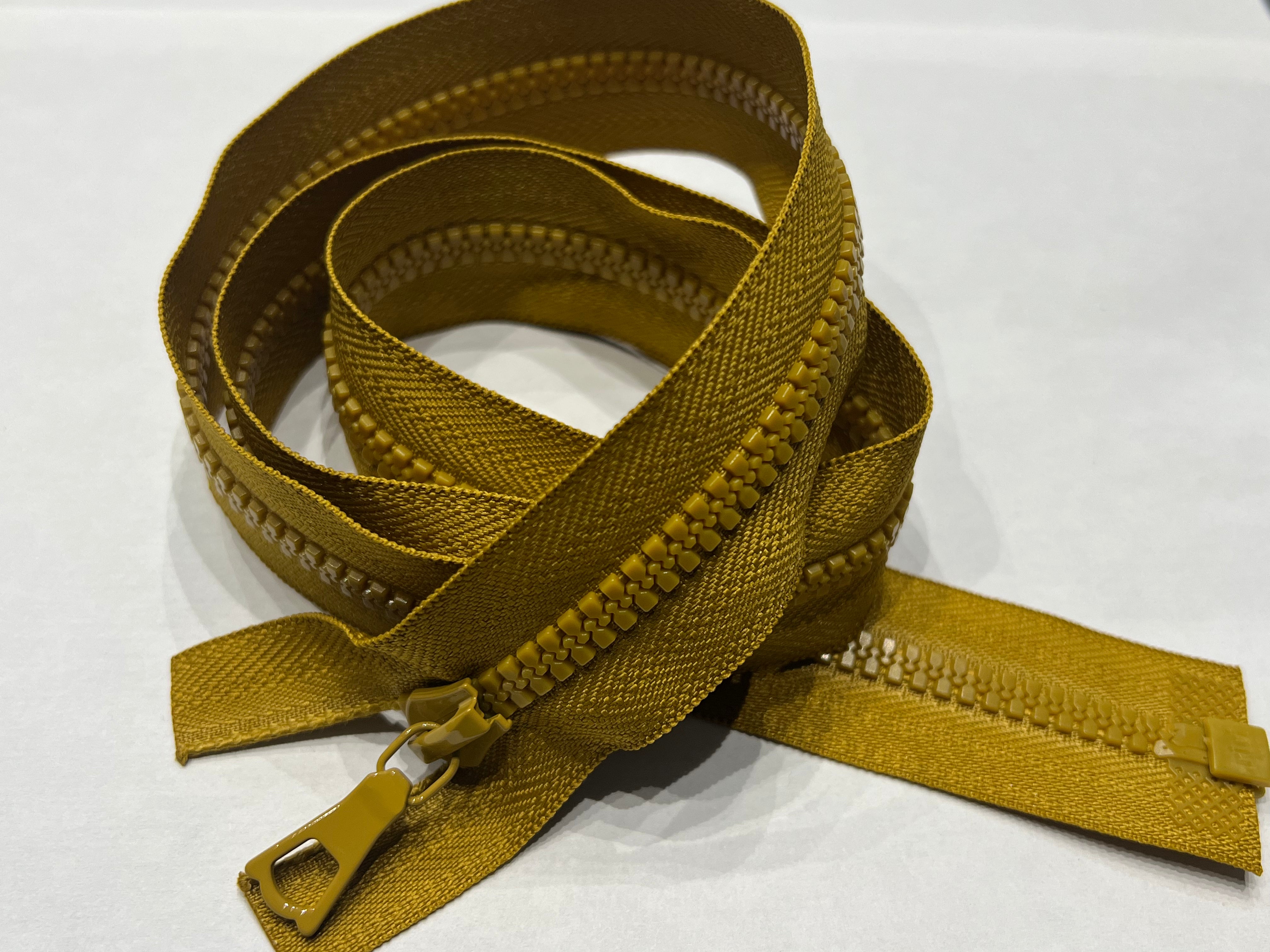 FERMETURE SÉPARABLE JAUNE OCRE 90 CM - My Little Coupon