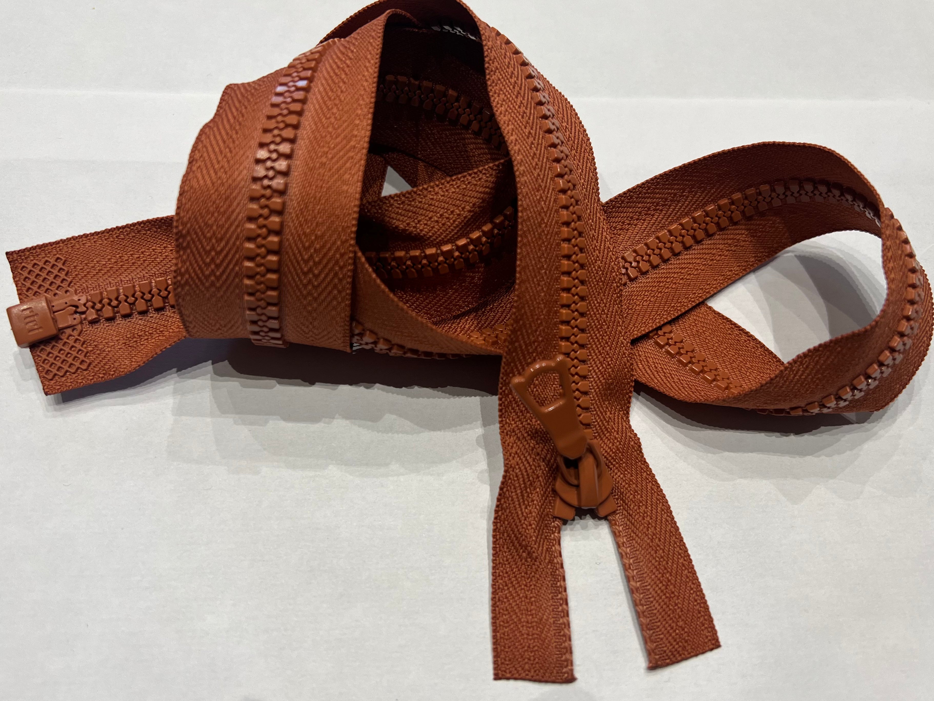 FERMETURE SÉPARABLE TERRE DE SIENNE 90 CM - My Little Coupon