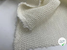 FILET DE COTON ALVEOLÉ BLANC - coupon de tissu de 3 mètres - My Little Coupon - tissu - coudre