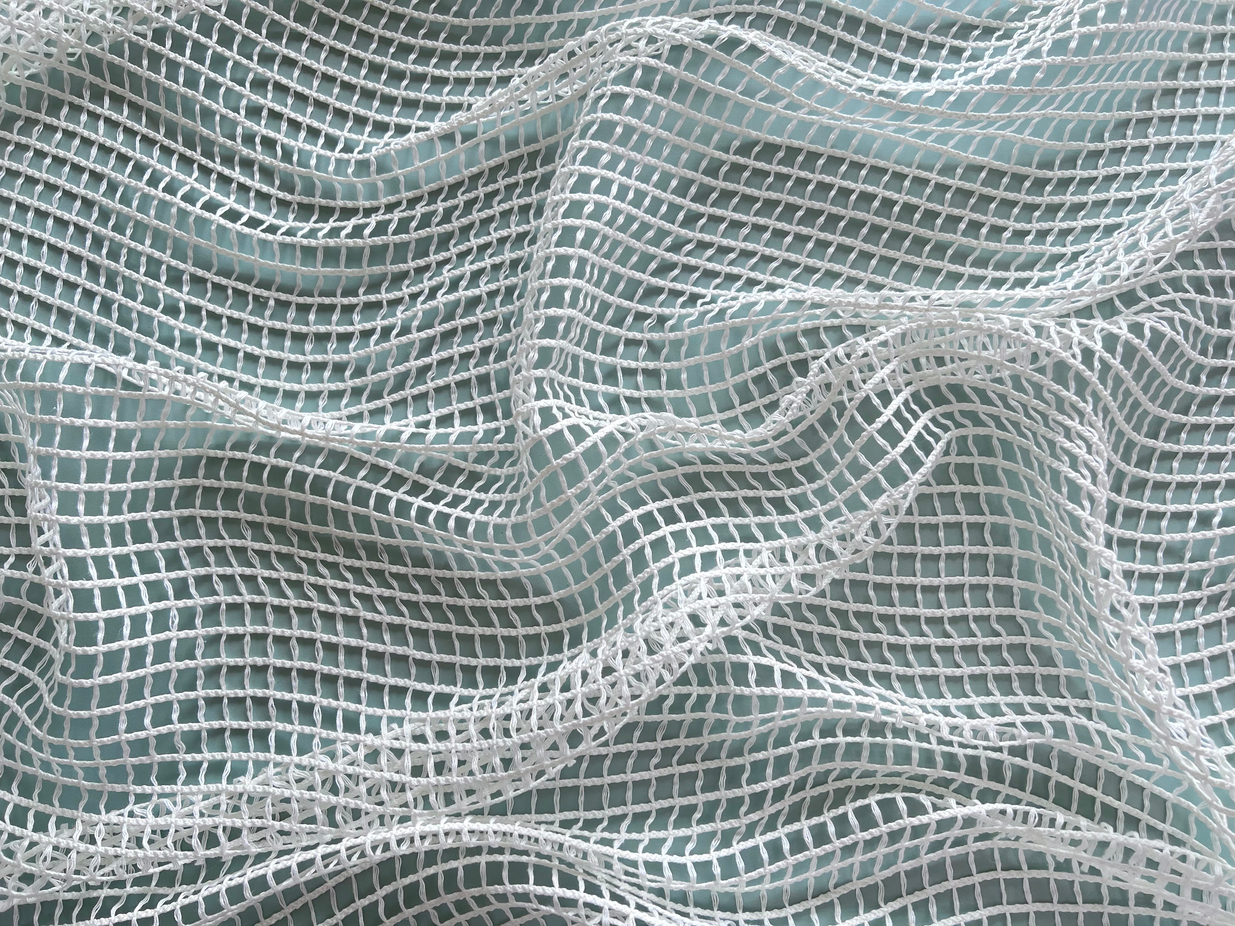 FILET MESH BLANC CASSE 100% COTON - My Little Coupon
