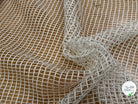 FILET MESH BLANC CASSÉ COTON - My Little Coupon