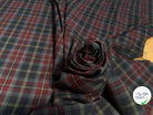 FLANELLE 100% COTON À CARREAUX ROUGE BLEU NUIT JAUNE GRIS - My Little Coupon