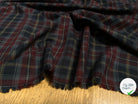 FLANELLE 100% COTON À CARREAUX ROUGE BLEU NUIT JAUNE GRIS - My Little Coupon